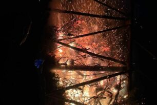 Osterfeuer vorzeitig angezündet