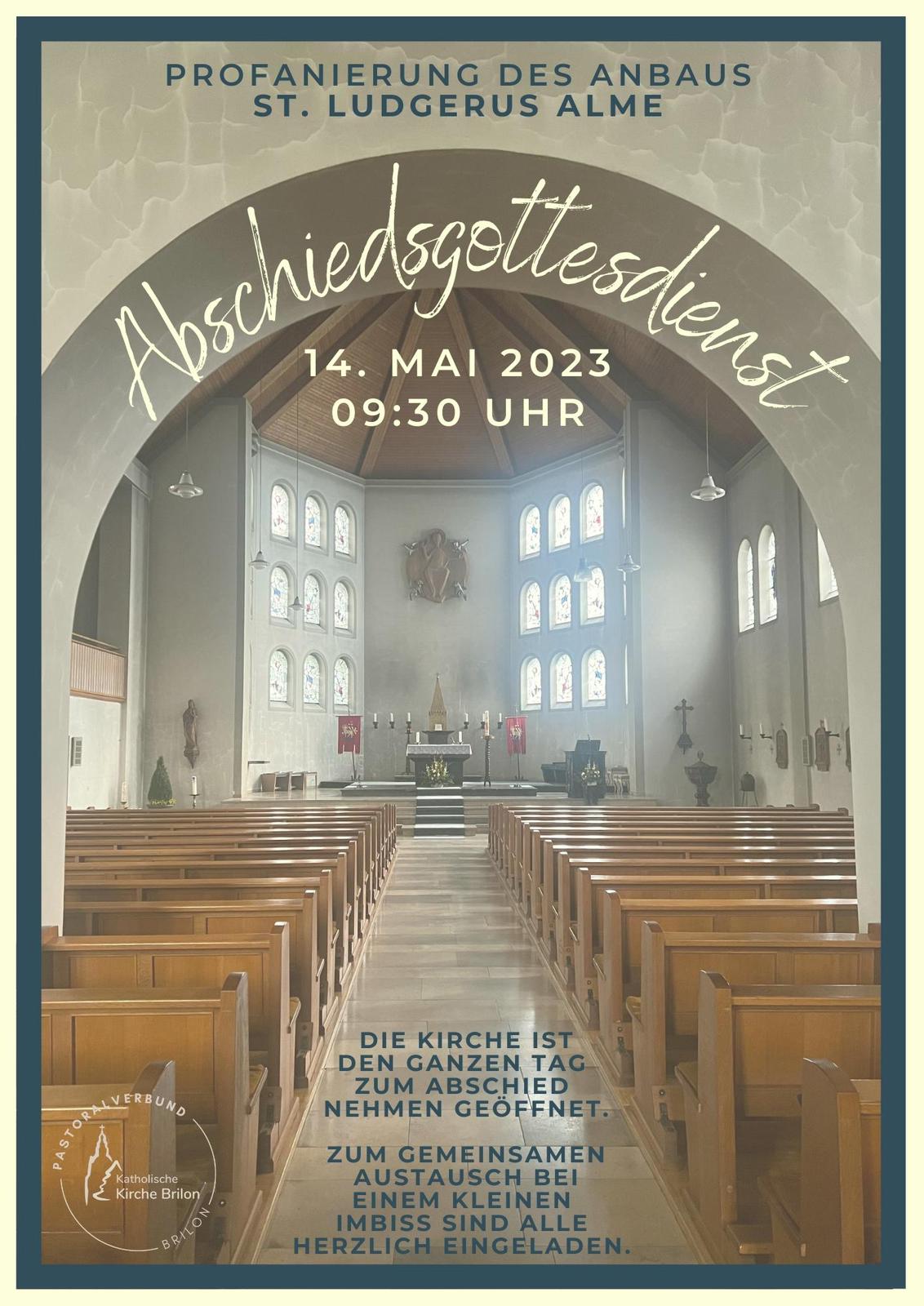 Abschied nehmen vom Kirchenanbau - Alme - Das Dorf an den Quellen
