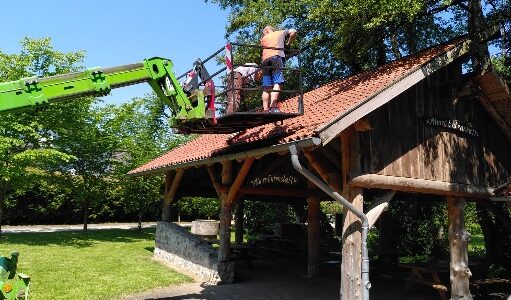 Dorfgemeinschaft Alme im Einsatz
