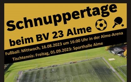Schnuppertage beim BV 23 Alme