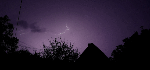 Gewitter über Alme