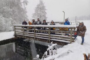 Winterwonderland beim letzten Wandertreff