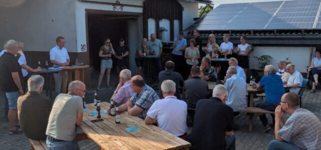 CDU-Gespräch mit Ratsvertretern und Bürgern