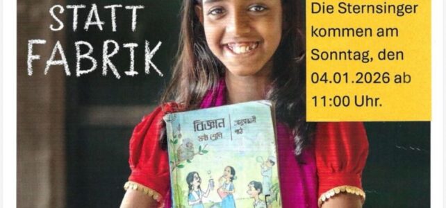 Sternsingen gegen Kinderarbeit