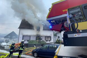 Schornsteinbrand breitete sich aus