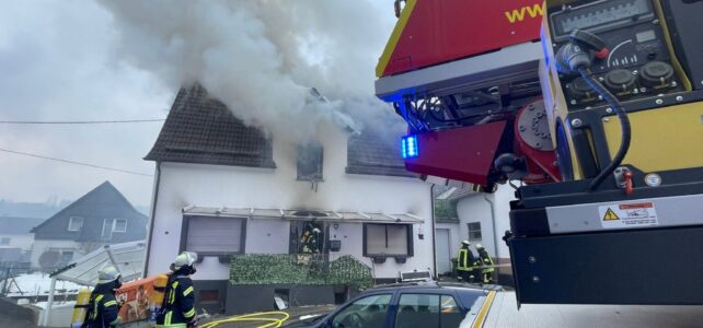 Schornsteinbrand breitete sich aus