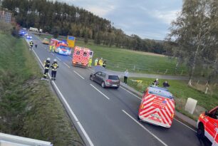 Verkehrsunfall mit fünf Verletzen