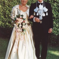 25-jähriges Jubelkönigspaar:
Alfons Lingenhoff (+) & Margarete Schmücker (+)