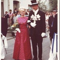 50-jähriges Jubelkönigspaar:
Reinhard Korf & Marita Sauerland (+)