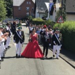 St. Sebastian Schützenkönigspaar Sebastian Vogt & Jana Freisen, Festzug 15.7.18
