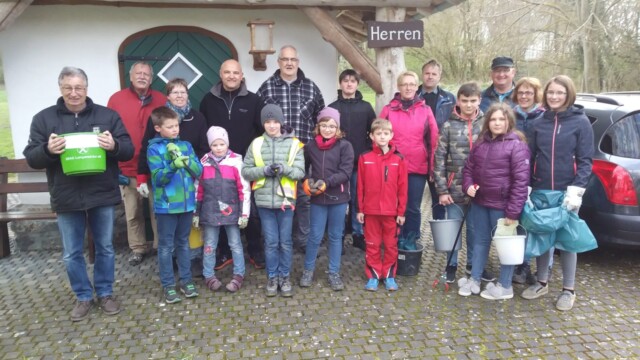 Aktion "Sauberes Alme" - 11.4.19