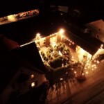 Der Seilerhof während der Adventstage von oben