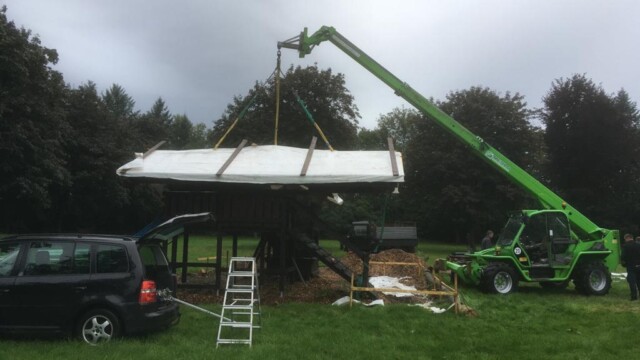 Arbeitseinsatz im Badcelona im August