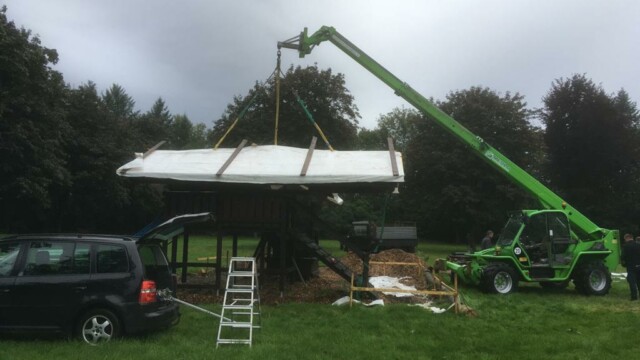 Arbeitseinsatz im Badcelona im August