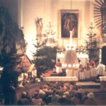 Chorraum Weihnachten 1957