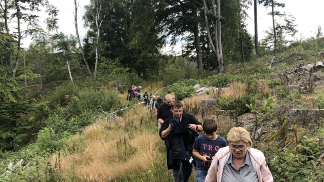 Wanderung durch das MUNA Gelände - im August