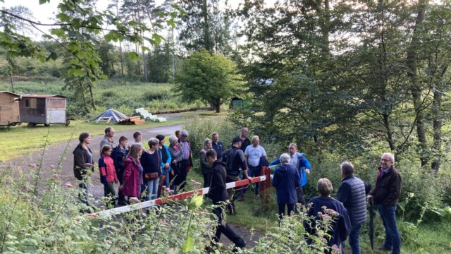 Wanderung durch das MUNA Gelände - im August